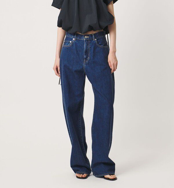 AEWEN MATOPH「＜AEWEN MATOPH＞デニムカーブパンツ」|デニム|COBALT