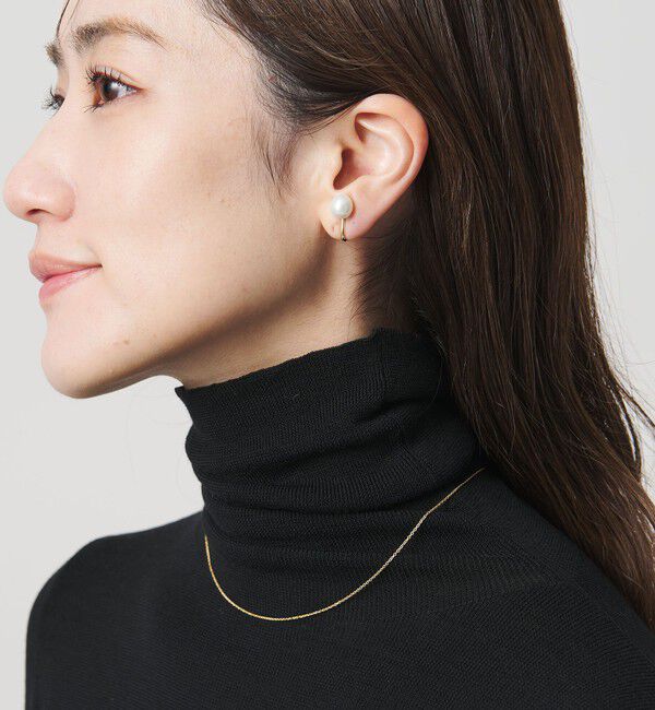 UNITED ARROWS「＜les bonbon＞organic パール イヤリング」|イヤリング|