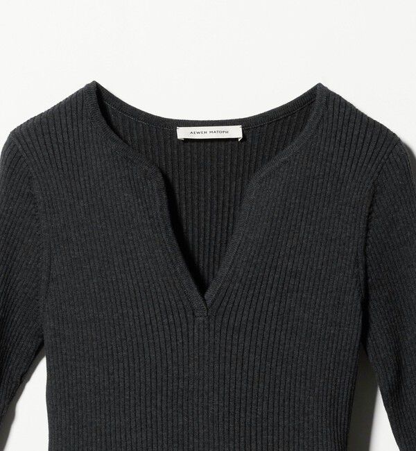AEWEN MATOPH「＜AEWEN MATOPH＞バルーンコンビ 二ットプルオーバー ‐ ウォッシャブル ‐」|ニット・セーター|