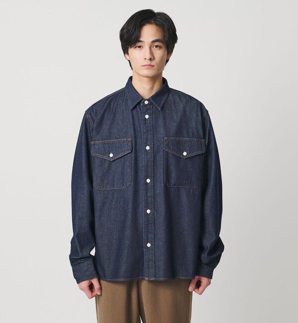 UNITED ARROWS「【別注】＜WESCOT＞ ワンウォッシュ デニム シャツ」|シャツ・ブラウス|