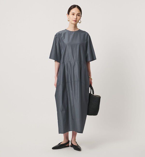 UNITED ARROWS「デニムライク ブライトローン ワンピース ‐ウォッシャブル‐」|ワンピース|DK.GRAY