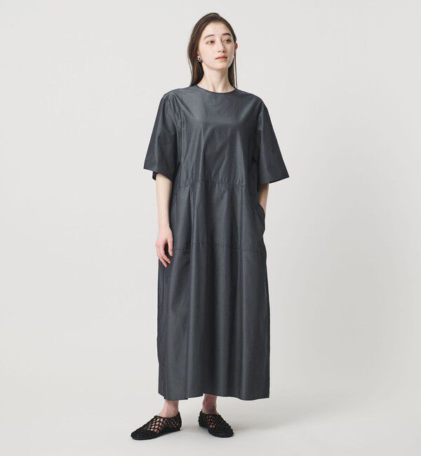 UNITED ARROWS「デニムライク ブライトローン ワンピース ‐ウォッシャブル‐」|ワンピース|