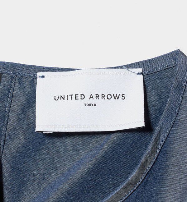 UNITED ARROWS「デニムライク ブライトローン ワンピース ‐ウォッシャブル‐」|ワンピース|
