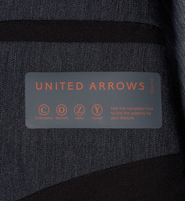 UNITED ARROWS「デニムライク シングル ２ボタン テーラード ジャケット UA COZY　ウォッシャブル　ヨコストレッチ　防しわ」|テーラードジャケット|