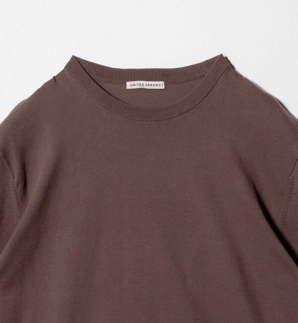 UNITED ARROWS「コットン ニット Tシャツ」|Tシャツ・カットソー|