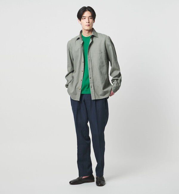 UNITED ARROWS「コットン ニット Tシャツ」|Tシャツ・カットソー|