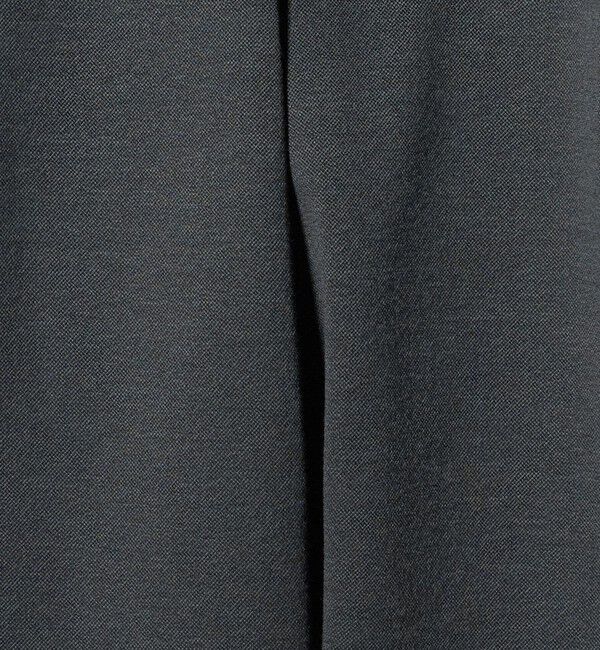 UNITED ARROWS「ジャージー スリムテーパード サイドシャーリング 1プリーツ スラックス」|スラックス|