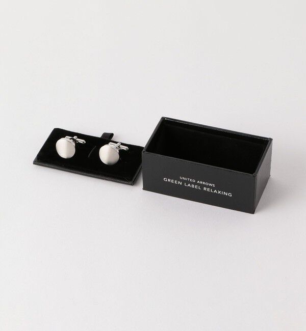 UNITED ARROWS green label relaxing「サークル カフリンクス カフスボタン フォーマル ビジネス」|ネクタイピン・カフスボタン|