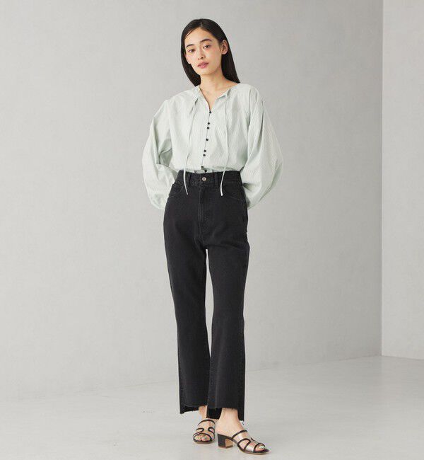 EMMEL REFINES「＜EMMEL REFINES＞EM カットオフ スキニー デニムパンツ」|デニム|