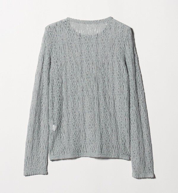 UNITED ARROWS green label relaxing「【WEB限定】＜at ease＞レース プルオーバー カットソー」|Tシャツ・カットソー|