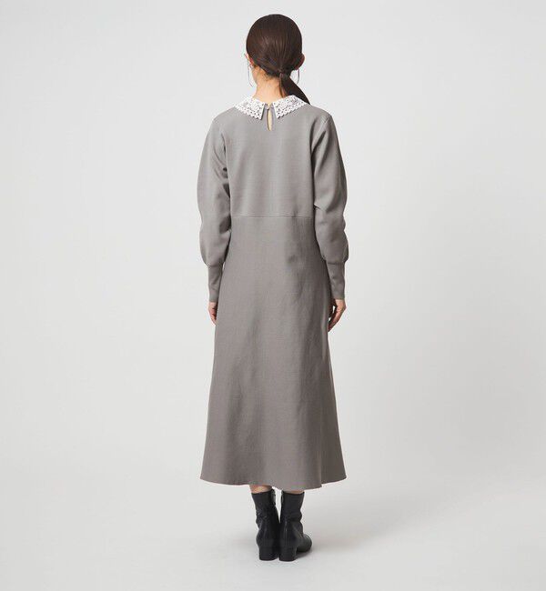 UNITED ARROWS green label relaxing「エリレース 2WAY ニット ワンピース ウォッシャブル」|ワンピース|