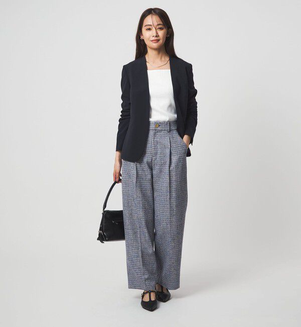 UNITED ARROWS green label relaxing「ライト ツイードライク パンツ」|その他|