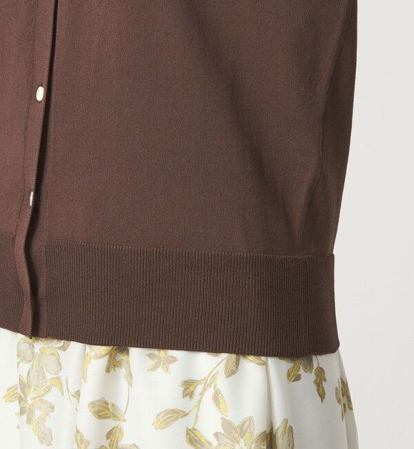 UNITED ARROWS green label relaxing「HIYOKE クルーネック ニット カーディガン マシンウォッシャブル 接触冷感 UVカット 遮熱」|カーディガン|