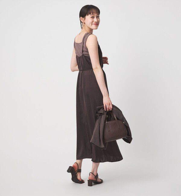 UNITED ARROWS green label relaxing「ライトサテン キャミソール ワンピース」|ワンピース|