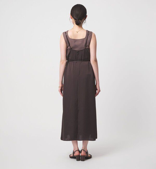 UNITED ARROWS green label relaxing「ライトサテン キャミソール ワンピース」|ワンピース|