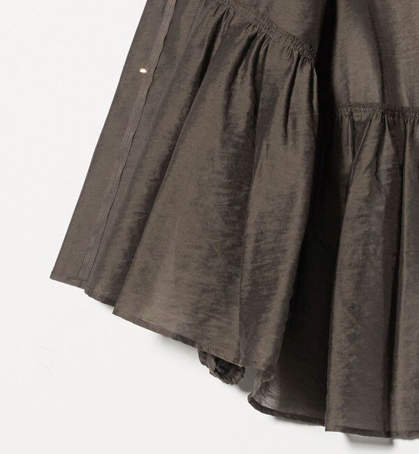 UNITED ARROWS green label relaxing「［size SHORTあり］fleurie(フルリー) シアー ノーカラー ジャケット 接触冷感」|ノーカラージャケット|