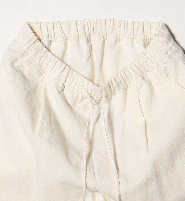 UNITED ARROWS green label relaxing「BREEZE LINEN ブリーズリネン ワイド パンツ オフホワイト ドット」|その他|
