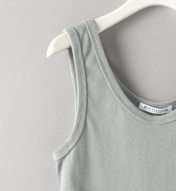 BEAUTY&YOUTH UNITED ARROWS「コットンブレンド テレコ タンクトップ」|タンクトップ|