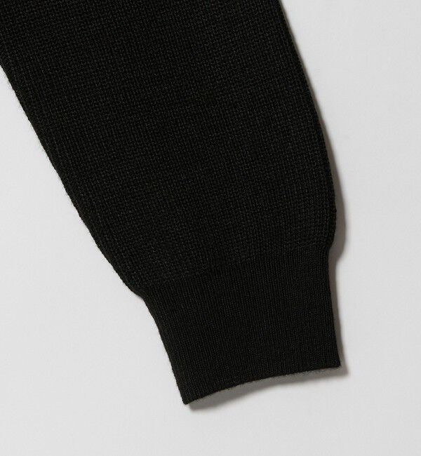 BEAUTY&YOUTH UNITED ARROWS「【WEB限定 WARDROBE SMART】マシーンウォッシャブル ウールミックス アゼ クルーネック」|ニット・セーター|