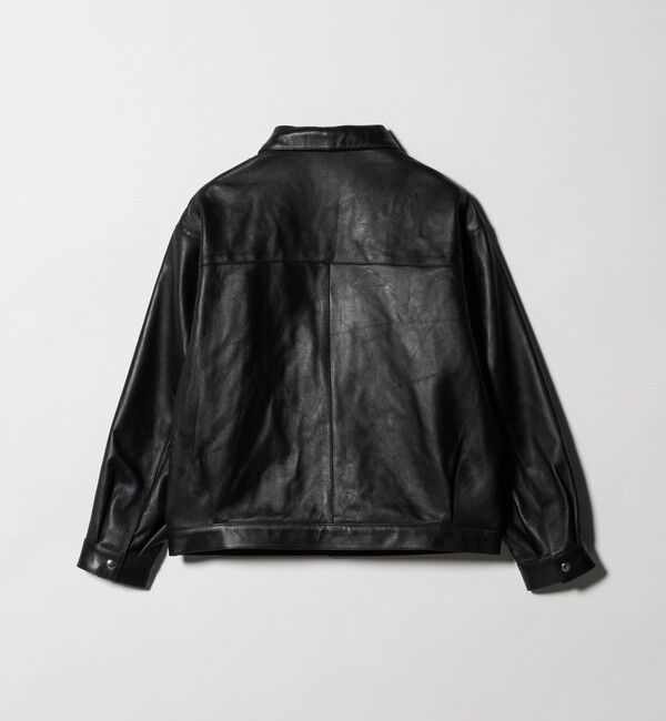 BEAUTY&YOUTH UNITED ARROWS「セミベジタブル レザー トラッカー ジャケット」|その他|