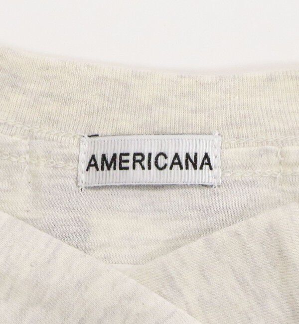 BEAUTY&YOUTH UNITED ARROWS「【WEB限定/別注】＜Americana＞プリント ロングスリーブTシャツ」|Tシャツ・カットソー|