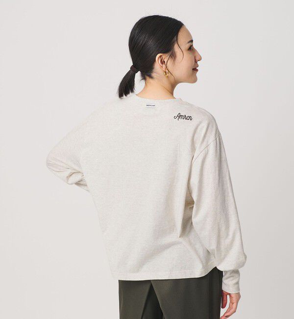 BEAUTY&YOUTH UNITED ARROWS「【WEB限定/別注】＜Americana＞プリント ロングスリーブTシャツ」|Tシャツ・カットソー|