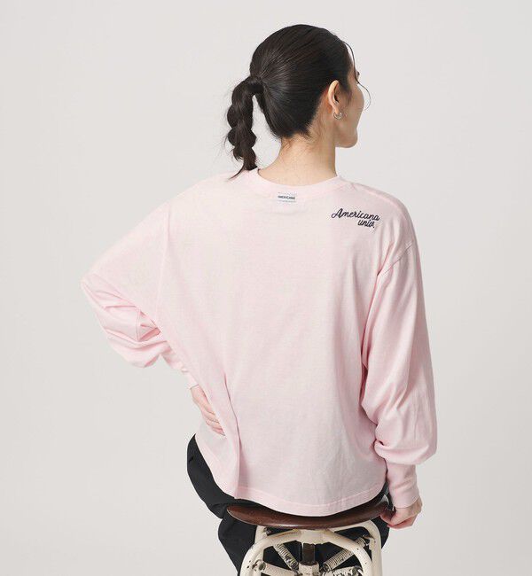 BEAUTY&YOUTH UNITED ARROWS「【WEB限定/別注】＜Americana＞プリント ロングスリーブTシャツ」|Tシャツ・カットソー|