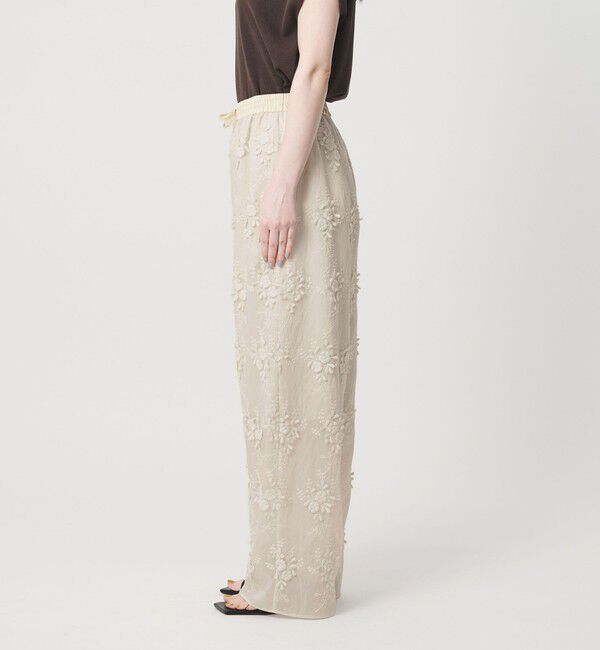 BEAUTY&YOUTH UNITED ARROWS「セルロースナイロン エンブロイダリー イージーパンツ」|その他|