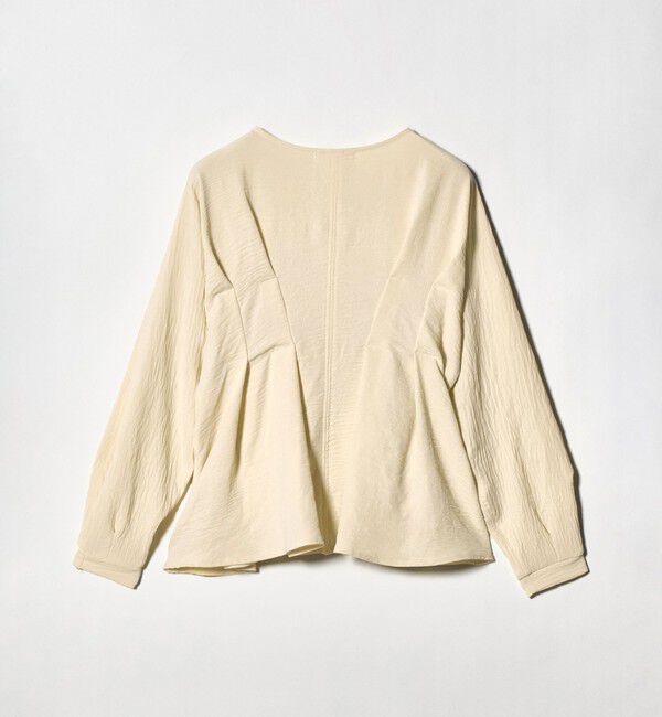 BEAUTY&YOUTH UNITED ARROWS「【WEB限定】ウエストタック ペプラムプルオーバー ウォッシャブル」|Tシャツ・カットソー|