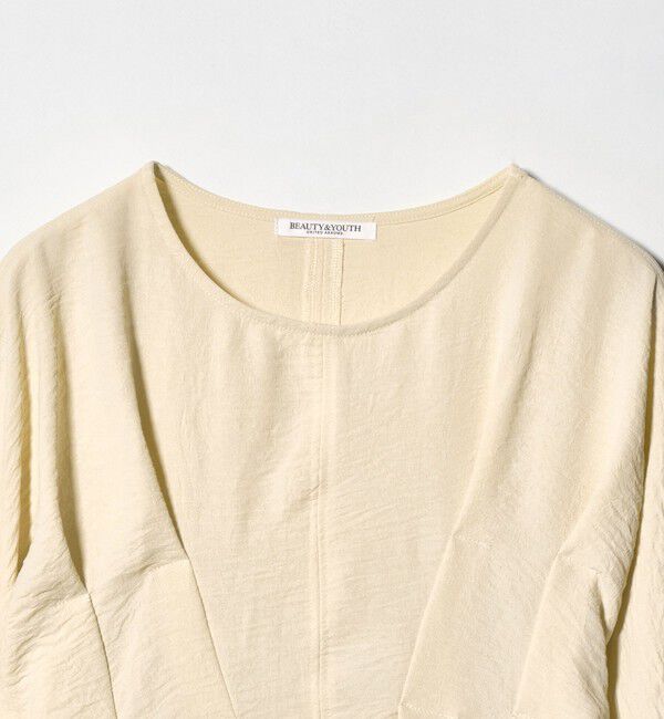 BEAUTY&YOUTH UNITED ARROWS「【WEB限定】ウエストタック ペプラムプルオーバー ウォッシャブル」|Tシャツ・カットソー|