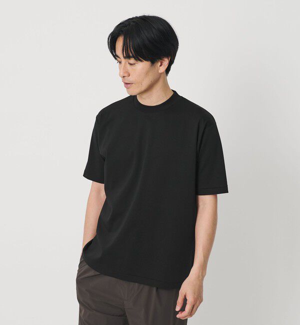 BEAUTY&YOUTH UNITED ARROWS「プラチナポンチ クール デオドラント ジャケット Tシャツ 抗菌防臭 接触冷感」|Tシャツ・カットソー|BLACK