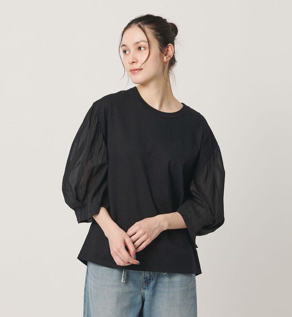 BEAUTY&YOUTH UNITED ARROWS「＜dahl&rsquo;ia＞リメイク パワーショルダー プルオーバー」|Tシャツ・カットソー|