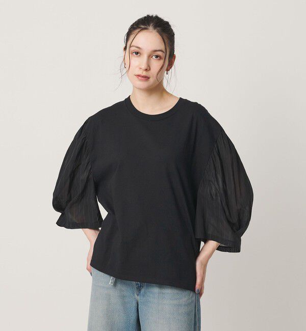 BEAUTY&YOUTH UNITED ARROWS「＜dahl&rsquo;ia＞リメイク パワーショルダー プルオーバー」|Tシャツ・カットソー|