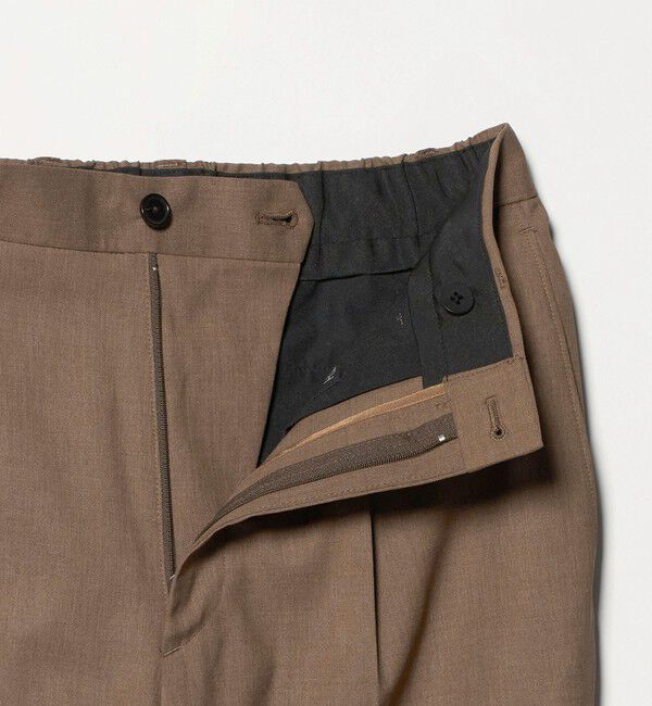 BEAUTY&YOUTH UNITED ARROWS「ASTY 1プリーツ スラックス NO.5 セットアップ対応」|チノ|