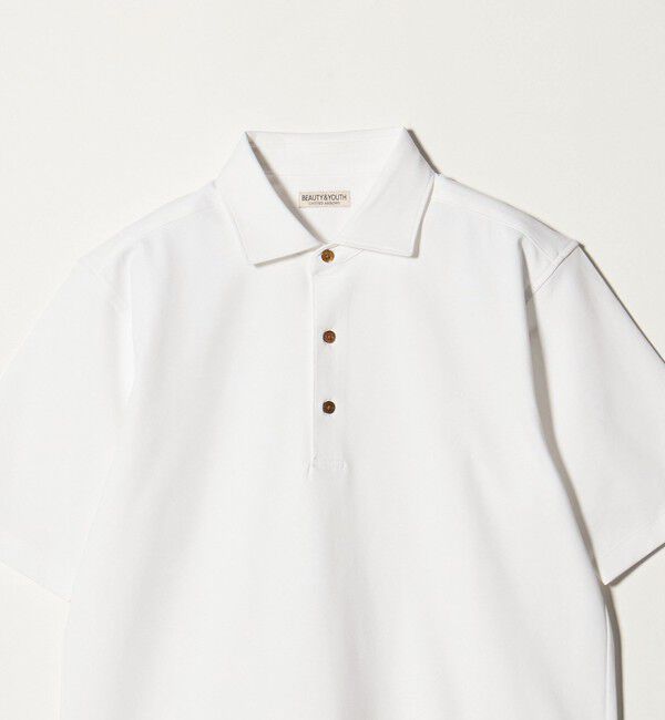 BEAUTY&YOUTH UNITED ARROWS「クール ハイゲージ モクロディ ポロシャツ 接触冷感 抗菌防臭」|Tシャツ・カットソー|