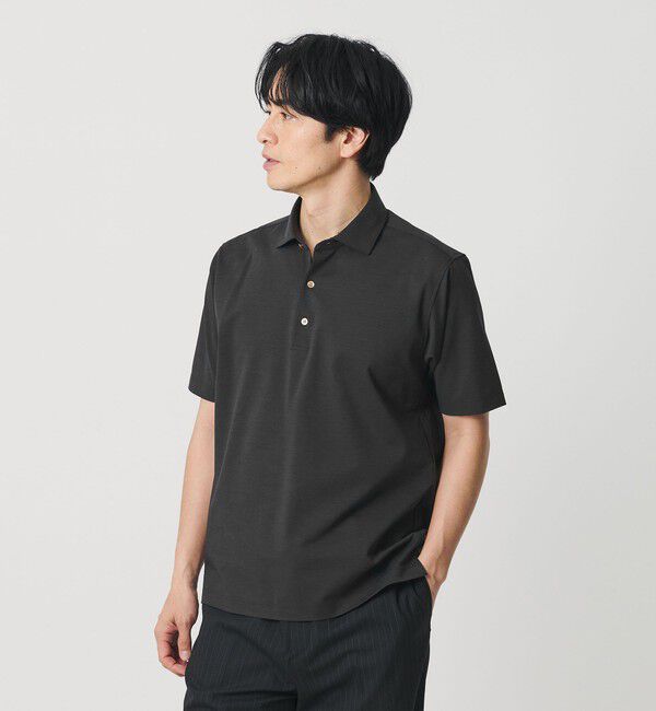 BEAUTY&YOUTH UNITED ARROWS「クール ハイゲージ モクロディ ポロシャツ 接触冷感 抗菌防臭」|Tシャツ・カットソー|