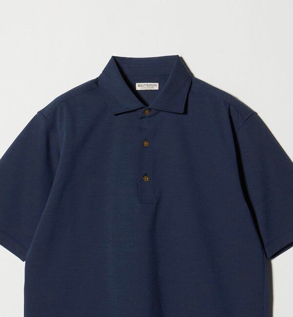 BEAUTY&YOUTH UNITED ARROWS「クール ハイゲージ モクロディ ポロシャツ 接触冷感 抗菌防臭」|Tシャツ・カットソー|