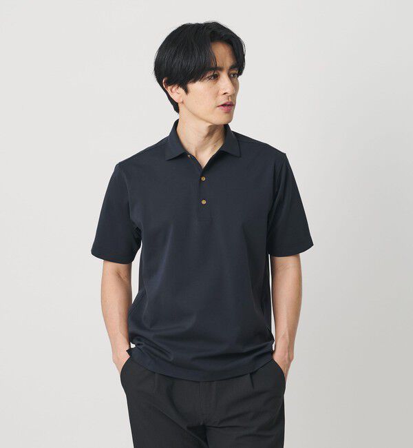 BEAUTY&YOUTH UNITED ARROWS「クール ハイゲージ モクロディ ポロシャツ 接触冷感 抗菌防臭」|Tシャツ・カットソー|