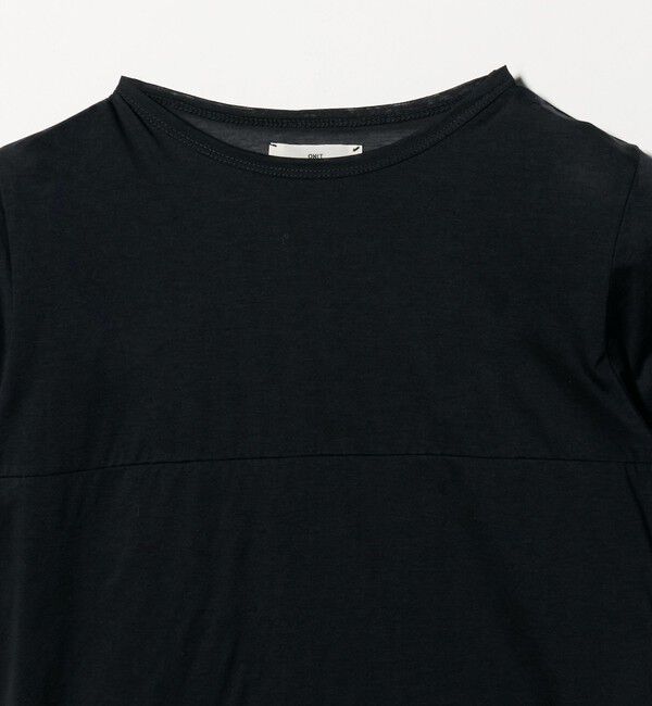 BEAUTY&YOUTH UNITED ARROWS「＜ONIT＞シアー スリット クルーネック ショートスリーブ Tシャツ」|Tシャツ・カットソー|