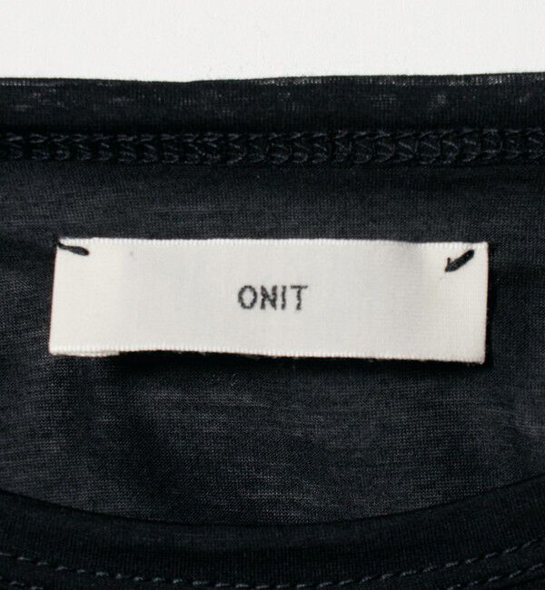 BEAUTY&YOUTH UNITED ARROWS「＜ONIT＞シアー スリット クルーネック ショートスリーブ Tシャツ」|Tシャツ・カットソー|