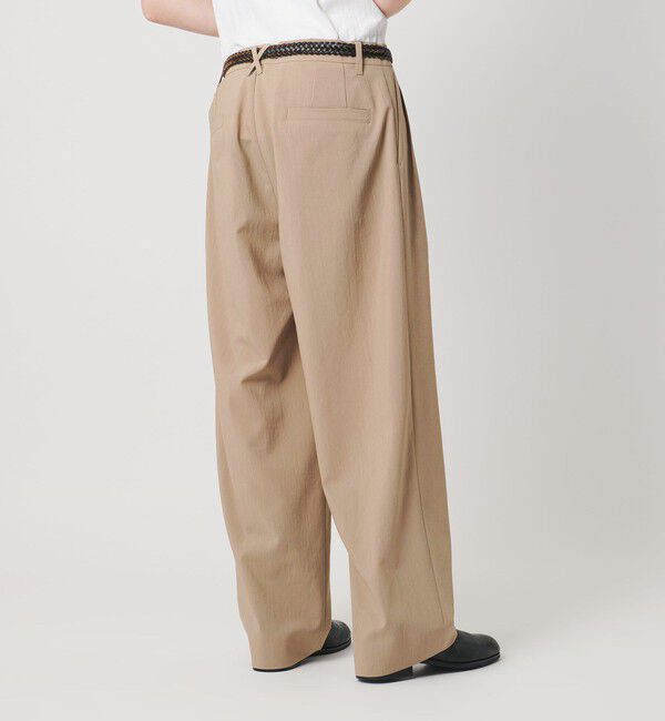 MONKEY TIME「RENU TROシリーズ 2P ワイド パンツ -セットアップ対応-」|チノ|