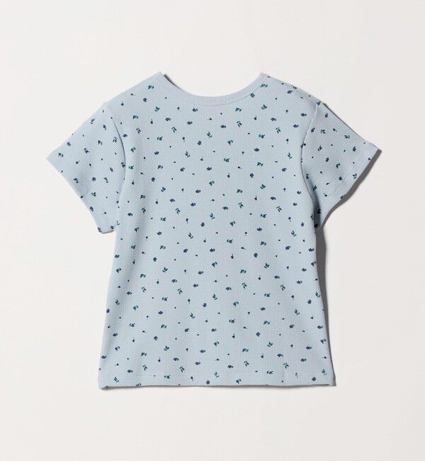 BEAUTY&YOUTH UNITED ARROWS「フラワー ワッフル ショートスリーブTシャツ」|Tシャツ・カットソー|
