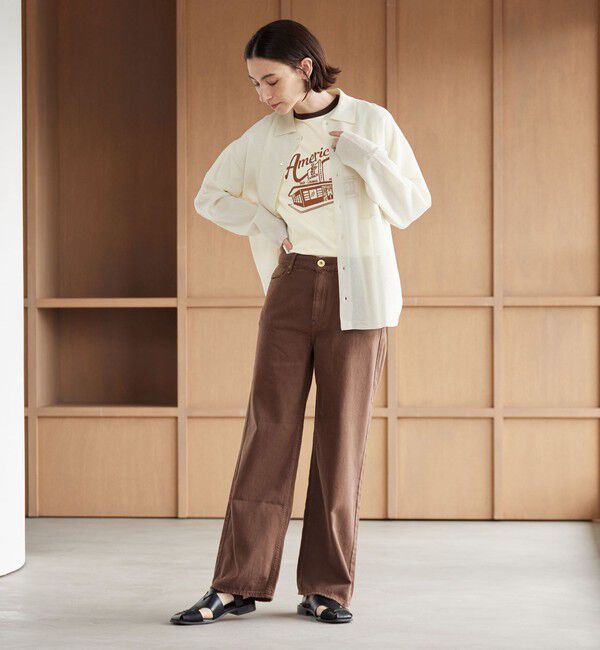 BEAUTY&YOUTH UNITED ARROWS「【WEB限定/別注】＜Americana＞リンガーTシャツ」|Tシャツ・カットソー|