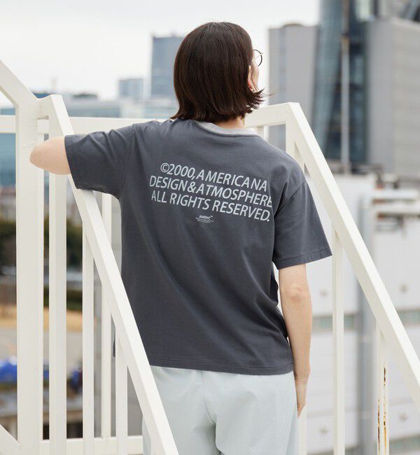 BEAUTY&YOUTH UNITED ARROWS「【WEB限定/別注】＜Americana＞リンガーTシャツ」|Tシャツ・カットソー|
