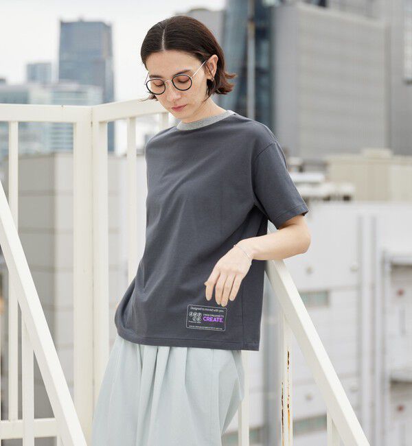 BEAUTY&YOUTH UNITED ARROWS「【WEB限定/別注】＜Americana＞リンガーTシャツ」|Tシャツ・カットソー|