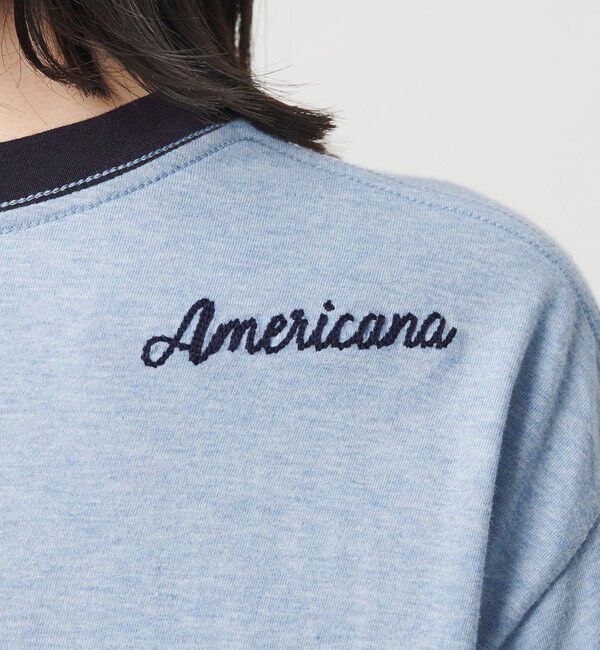 BEAUTY&YOUTH UNITED ARROWS「【WEB限定/別注】＜Americana＞リンガーTシャツ」|Tシャツ・カットソー|