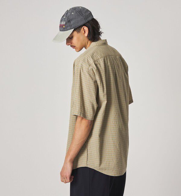 STEVEN ALAN「＜Steven Alan＞ ドビー チェック リバースシーム ショートスリーブ シャツ」|シャツ・ブラウス|