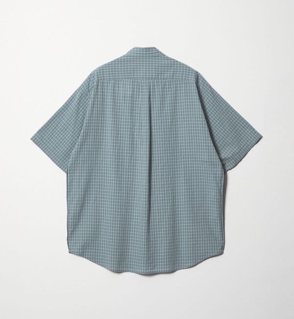 STEVEN ALAN「＜Steven Alan＞ ドビー チェック リバースシーム ショートスリーブ シャツ」|シャツ・ブラウス|