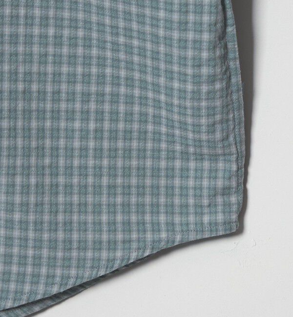 STEVEN ALAN「＜Steven Alan＞ ドビー チェック リバースシーム ショートスリーブ シャツ」|シャツ・ブラウス|