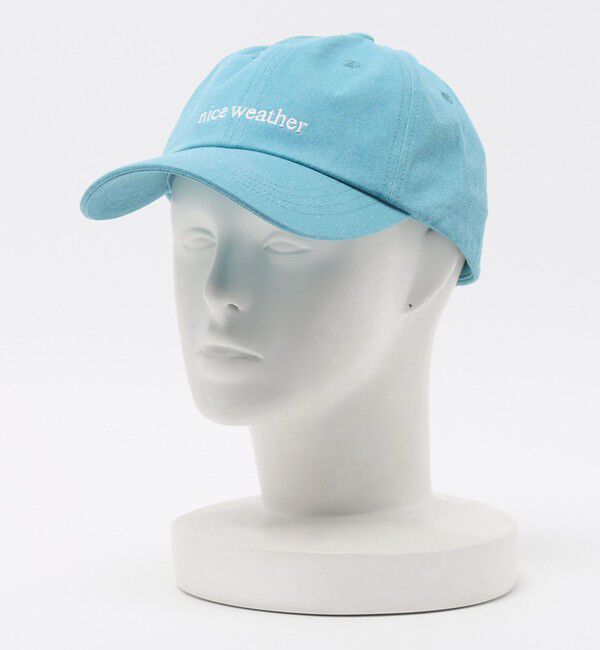 NICE WEATHER「＜NICE WEATHER＞オリジナルロゴ キャップ 2」|キャップ・キャスケット|